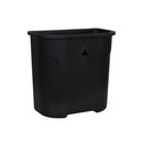 Ver imagem 1 de Lixeira Suspensa 8 Litros Preta 26,5x27,5x17cm 8256 Mor