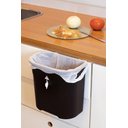 Ver imagem 2 de Lixeira Suspensa 8 Litros Preta 26,5x27,5x17cm 8256 Mor