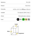 Ver imagem 3 de Ideal Poste de Alumínio 50cm Preto Quadrado 1 X E-27 PA-150