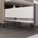 Ver imagem 4 de Conjunto Gabinete Banheiro Creta 60cm (gabinete+espelheira+cuba) Madeirado Cinza