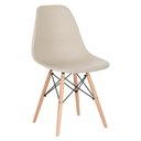 Ver imagem 4 de KIT - Mesa redonda Eames 100 cm branco + 6 cadeiras Eiffel DSW Nude
