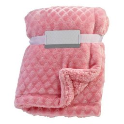 Manta de Microfibra com Sherpa Amor Bebê Soft - Rosa - Loaní - 4