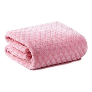 Manta de Microfibra com Sherpa Amor Bebê Soft - Rosa - Loaní