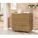 Ver imagem 3 de Mesa Dobravel Jantar 1.20 4 Banquetas Jade Basoto Brasil