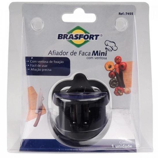 Afiador de Facas Mini com Ventosa Brasfort - 3