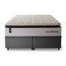 Conjunto Box Baú Super King New York Cinza 193x203x80 c/ Molas Ensacadas - 5