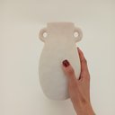 Ver imagem 4 de Vaso Decorativo Enfeite Casa Cerâmica 20x12x12cm Bege