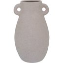 Ver imagem 1 de Vaso Decorativo Enfeite Casa Cerâmica 20x12x12cm Bege
