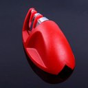 Ver imagem 2 de Amolador de Facas Profissional Duas Etapas 2 Estágios - Vermelho