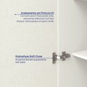 Ver mais imagens de Guarda Roupa Modulado 100% Mdf de Canto Oblíquo Orion Cabecasa Madeiraoriginals