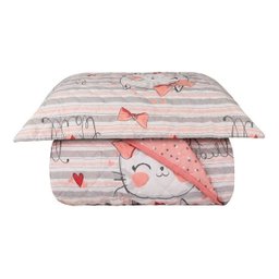 Kit Cobre Leito Colcha Solteiro 2 Peças Meow Happy Day - 4