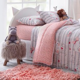 Kit Cobre Leito Colcha Solteiro 2 Peças Meow Happy Day - 2