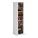 Ver imagem 5 de Sapateira para Quarto 2 Portas 6 Prateleiras Branco