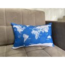 Ver imagem 2 de Capa de Almofada Mapa Grécia Retangular