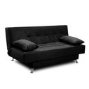 Ver imagem 3 de Sofá Cama 1,80m Iara Suede Preto Rover & Beato