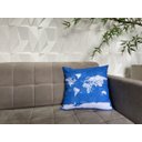 Ver imagem 2 de Capa de Almofada Mapa Grécia Quadrada