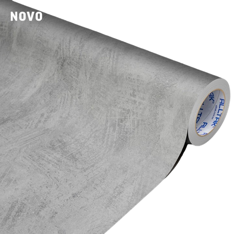 Papel Parede Decorativo Alltak Lavável Todos Modelos 60cmx5m - Pedra - Concreto