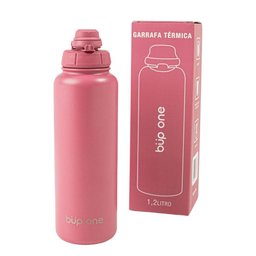 Garrafa Térmica 1,2l Easy Open Rosa Cereja Büp One - 6