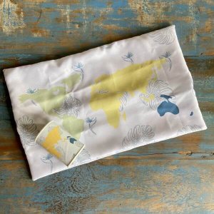 Capa de almofada Mapa Brasil Retangular