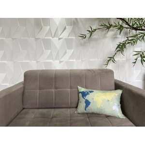 Capa de almofada Mapa Brasil Retangular - Verde