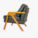 Ver imagem 4 de Kit 2 Poltronas Decorativa Braço de Madeira Mona