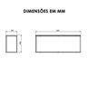 Apenas Rack Estante Metal e Madeira do Conjunto Industrial Fortune Vintage Industrial Moderno - 7