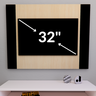 Painel para Tv até 42 Polegadas Painel Ripado Sala Quarto - Brovália - 11