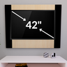 Painel para Tv até 42 Polegadas Painel Ripado Sala Quarto - Brovália - 10