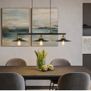 Ver imagem 5 de Lustre Pendente Loft Retrô Nordic Luminária Prato Moderno Industrial Sala Cozinha Mesa Preto Inl75