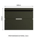 Ver imagem 3 de Painel para Tv até 65 Polegadas Madesa - Preto