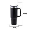 Copo Térmico Grande 1200 Ml Canudo Inox Parede Dupla - 2