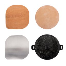 Forno Para Pizza Portátil Pedra Refratária Usar na Churrasqueira e Fogão - Wp Connect - 4