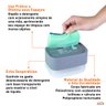 Dispenser Para Detergente e Organizador de Pia 650ml Trium - Ou - Bege - 6