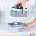 Ver imagem 3 de Dispenser Para Detergente e Organizador de Pia 650ml Trium - Ou - Bege