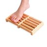 Massageador alívio pés madeira maderoterapia shiatsu relaxamento - 1