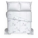 Ver imagem 3 de Edredom Queen com Fronhas 300 Fios Orquídea Celeste - Naturalle Fashion Estampado