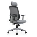 Ver imagem 1 de Cadeira Presidente Fly Tela com Braço Regulável Cinza Maiart