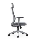 Ver imagem 3 de Cadeira Presidente Fly Tela com Braço Regulável Cinza Maiart