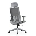 Ver imagem 4 de Cadeira Presidente Fly Tela com Braço Regulável Cinza Maiart