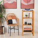 Ver imagem 2 de Estante Multiuso Torre Natural & Colors 4 Prateleiras Along Mel