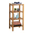 Ver imagem 6 de Estante Multiuso Torre Natural & Colors 4 Prateleiras Along Mel