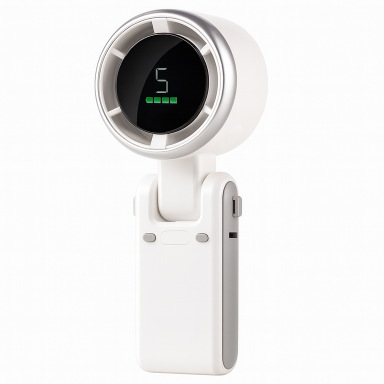Mini Ventilador Recarregável Usb Portátil Turbo Viagens