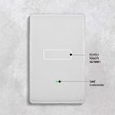 Ver imagem 3 de Interruptor Inteligente Touch Wifi Agl 1 Tecla - Branco. Controle Lâmpadas por Aplicativo ou