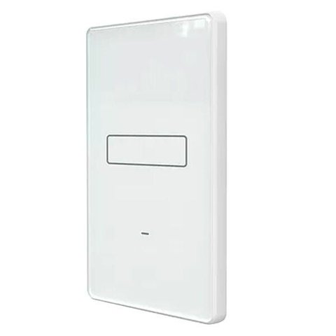 Interruptor Inteligente Touch Wifi Agl 1 Tecla - Branco. Controle Lâmpadas por Aplicativo ou