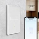 Ver imagem 4 de Interruptor Inteligente Touch Wifi Agl 1 Tecla - Branco. Controle Lâmpadas por Aplicativo ou