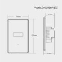 Ver imagem 7 de Interruptor Inteligente Touch Wifi Agl 1 Tecla - Branco. Controle Lâmpadas por Aplicativo ou
