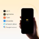Ver mais imagens de Interruptor Inteligente Touch Wifi Agl 2 Teclas - Branco. Controle Lâmpadas por Aplicativo ou