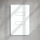 Ver imagem 2 de Interruptor Inteligente Touch Wifi Agl 2 Teclas - Branco. Controle Lâmpadas por Aplicativo ou