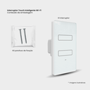Ver imagem 7 de Interruptor Inteligente Touch Wifi Agl 2 Teclas - Branco. Controle Lâmpadas por Aplicativo ou