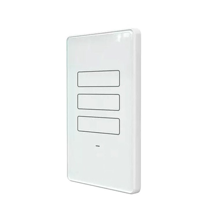 Interruptor Inteligente Touch Wifi Agl 3 Teclas - Branco. Controle Lâmpadas por Aplicativo ou